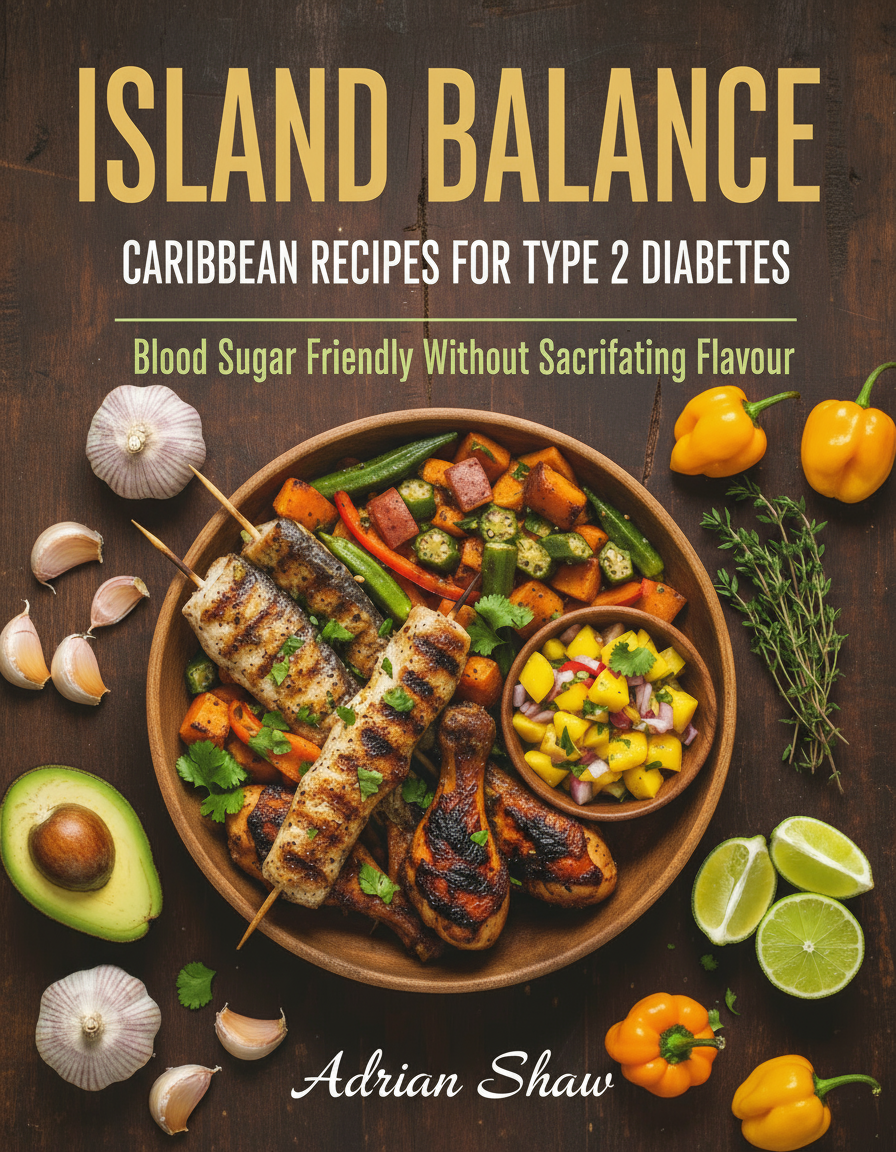Island Balance: The Caribbean Type 2 Diabetes Cookbook (40 Low-GI Recipes, Full Nutrition Included)