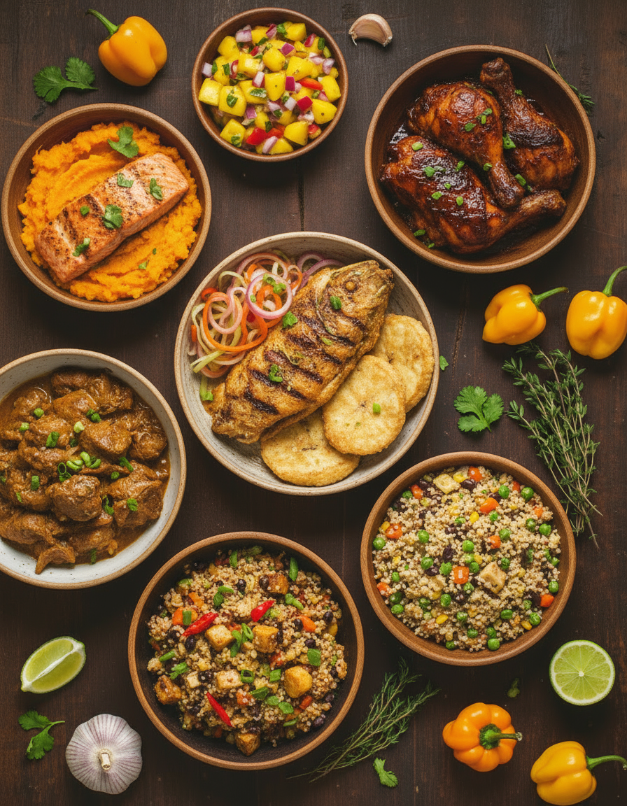 Island Balance: The Caribbean Type 2 Diabetes Cookbook (40 Low-GI Recipes, Full Nutrition Included)